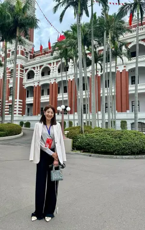 ▲▼賈永婕以歸賓身分出席520就職大典。(圖/賈永婕臉書) ▲▼賈永婕以歸賓身分出席520就職大典。(圖/賈永婕臉書)