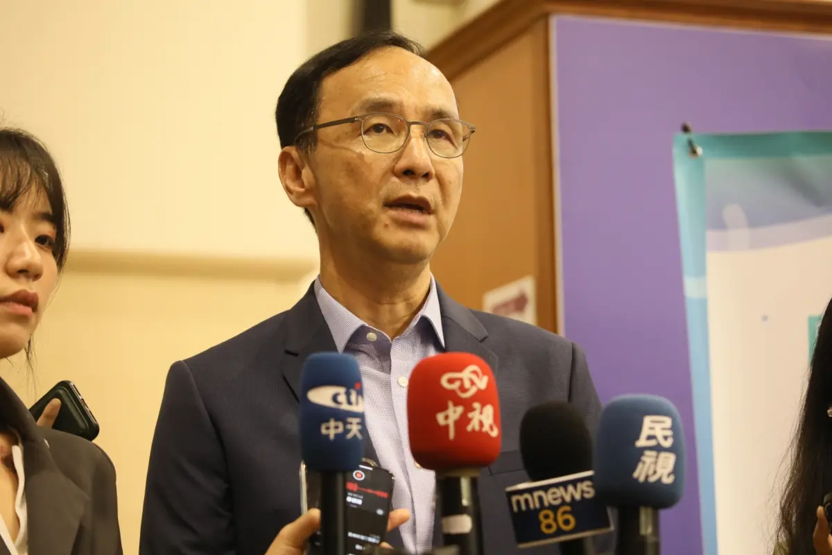 ▲郭正亮呼籲朱立倫，別再墨守成規。（圖／國民黨提供）