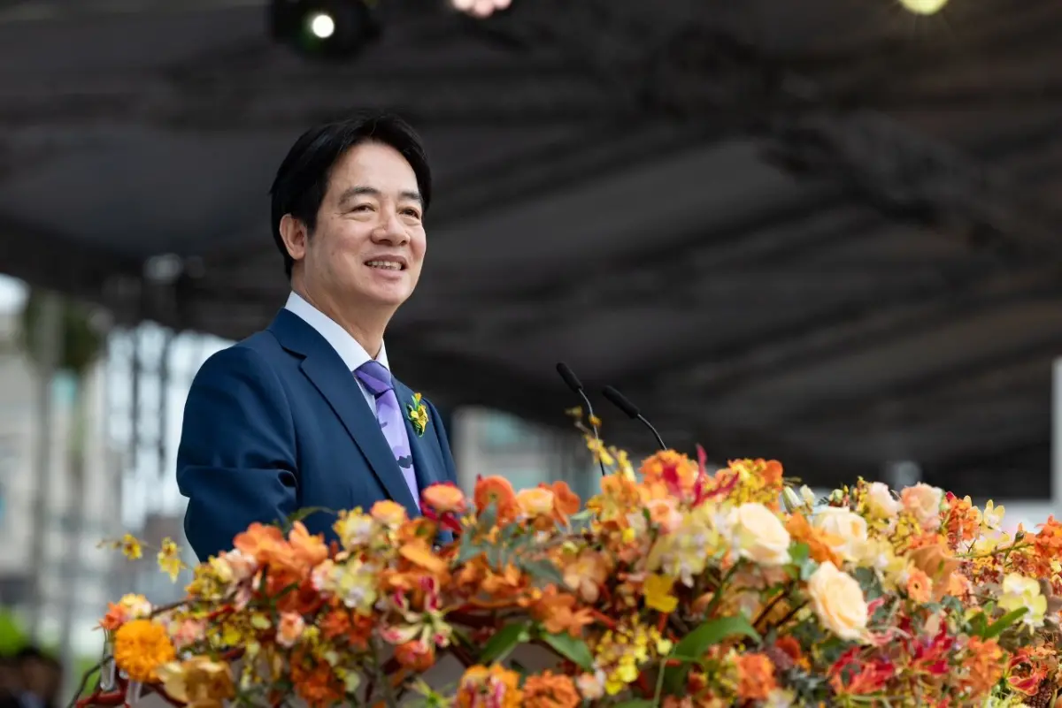 ▲賴清德520發表就職演說，民調結果出爐有53％表示滿意，但與小英首任就職演說達68％仍有一段差距。（圖／總統府提供）