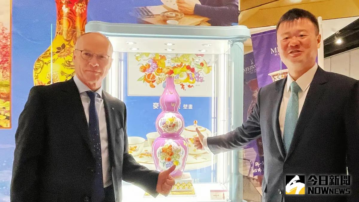 ▲「麥森瓷器特展」今年展出作品增加許多蘊含東方元素的經典佳作。（圖／記者陳美嘉攝，2024.05.21）