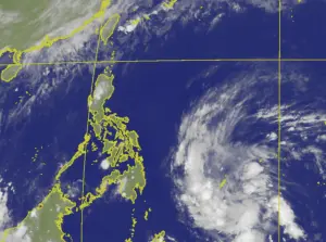 ▲菲律賓東方海面有熱帶擾動發展，有機會成為2024年第1號颱風。（圖／翻攝中央氣象署官網）