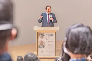 比利時台北辦事處馬徹處長分享比利時經驗。 ▲比利時台北辦事處馬徹處長分享比利時經驗。(圖/品牌提供)