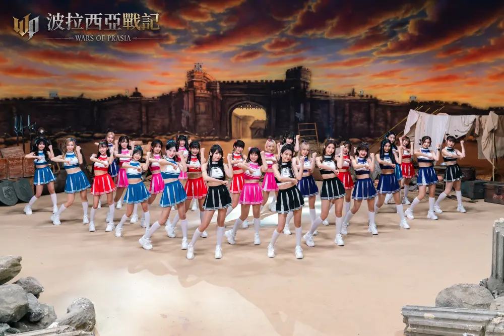 ▲《波拉西亞戰記》超狂宣傳大使陣容正式亮相，史上最香團戰應援曲首度公開。（圖／遊戲橘子提供）