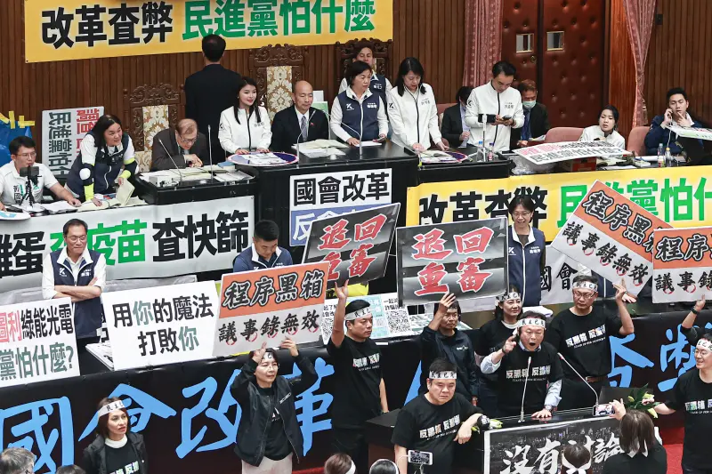 ▲立法院繼續處理國會改革法案。（圖／記者陳明中攝，2024.05.24）