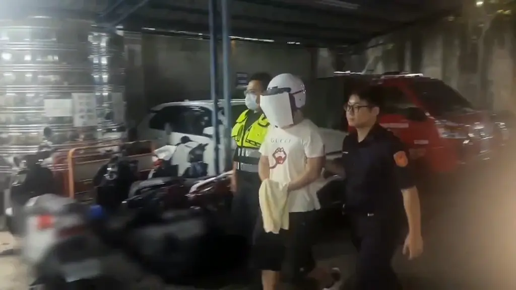 ▲姚姓男子持空氣槍掃射更生機構，警方獲報後於2小時內將人逮捕。（圖／翻攝畫面）