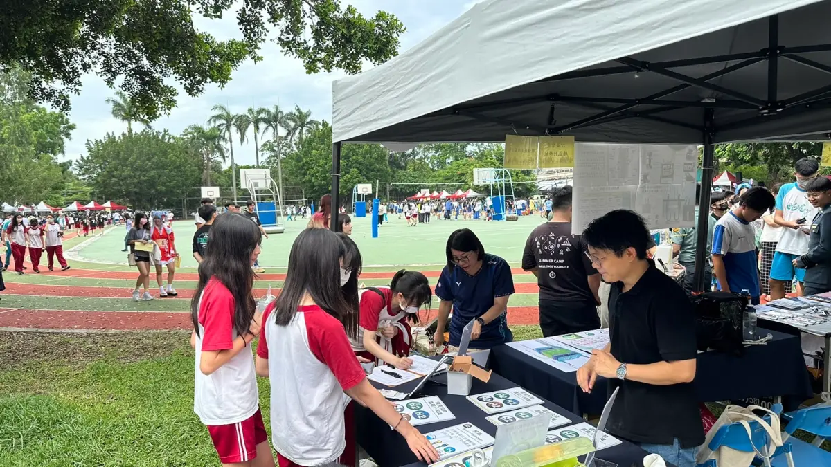 ▲沙崙科學城校園推廣氫能應用，臺南市政府經發局與臺南市新營區南光高中合作，結合該校年度園遊會慶典，舉辦環境教育推廣活動。（圖／台南市政府提供）