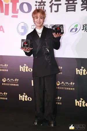 ▲鼓鼓拿下「hito流行音樂獎」2大獎項。(圖/記者葉政勳攝影) ▲鼓鼓拿下「hito流行音樂獎」2大獎項。(圖/記者葉政勳攝影)