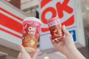 ▲OKCAFE與OOHA首度聯名,推出「OOHA 水蜜桃烏龍氣泡咖啡」。(圖/業者提供) ▲OKCAFE與OOHA首度聯名,推出「OOHA 水蜜桃烏龍氣泡咖啡」。(圖/業者提供)