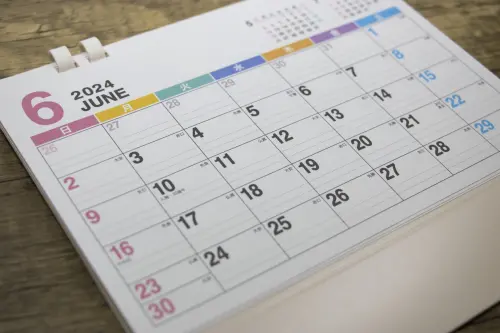 ▲2024年六月行事曆、月曆。（圖／取自photoAC）