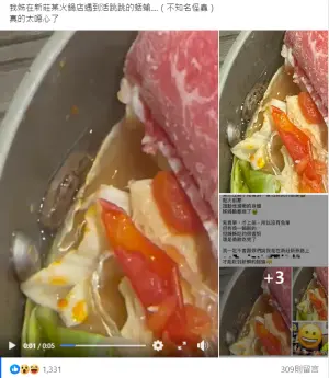 ▲民眾到新莊火鍋店用餐,在鍋壁上驚見活生生的蛞蝓。(圖/翻攝自爆料公社二社) ▲民眾到新莊火鍋店用餐,在鍋壁上驚見活生生的蛞蝓。(圖/翻攝自爆料公社二社)