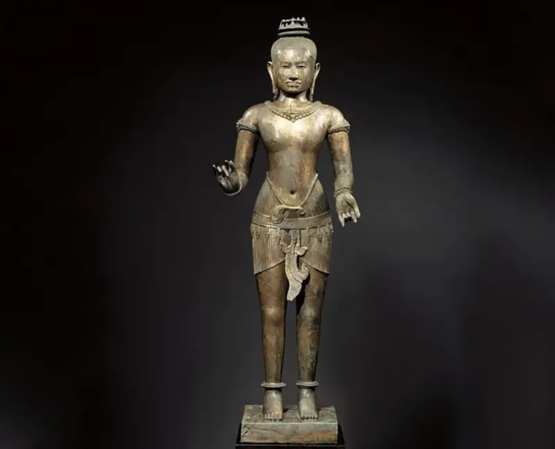 ▲有900多年歷史的「金童」，是一尊印度教濕婆神像。（圖／翻攝自8視界新聞網）