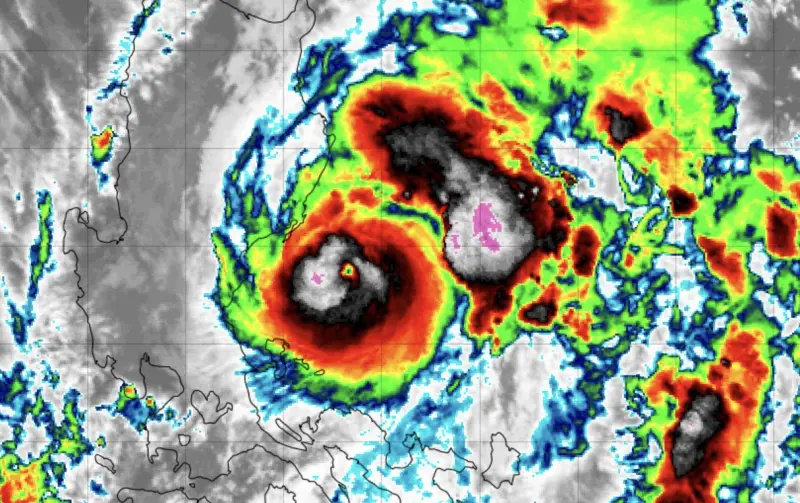 ▲昨日上午生成的艾維尼颱風目前持續增強，不過距離台灣遙遠，無直接影響。（圖／翻攝tropical tidbits）