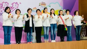 神力女超人「卸妝」深耕基層 許淑華靠低調獲新任首長民調王 ▲許淑華3月主辦「女性縣市長聯盟」交流活動,9位女性地方首長全員到齊。(圖/記者顏幸如攝,2024.05.27)