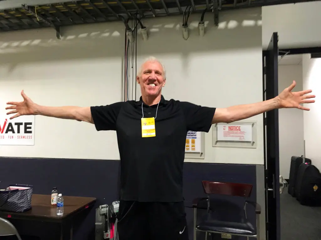 ▲NBA官方宣布，名人堂籃球傳奇球星Bill Walton因癌症去世，享年 71 歲。（圖／美聯社／達志影像）