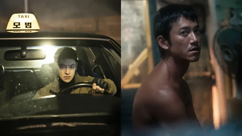 ▲Netflix 6月片單出爐，李帝勳（左圖）主演的韓國影集《模範計程車》帶大家一起復仇，吳慷仁獲封金馬影帝電影《富都青年》感人上架。（圖／《模範計程車》劇照、甲上）