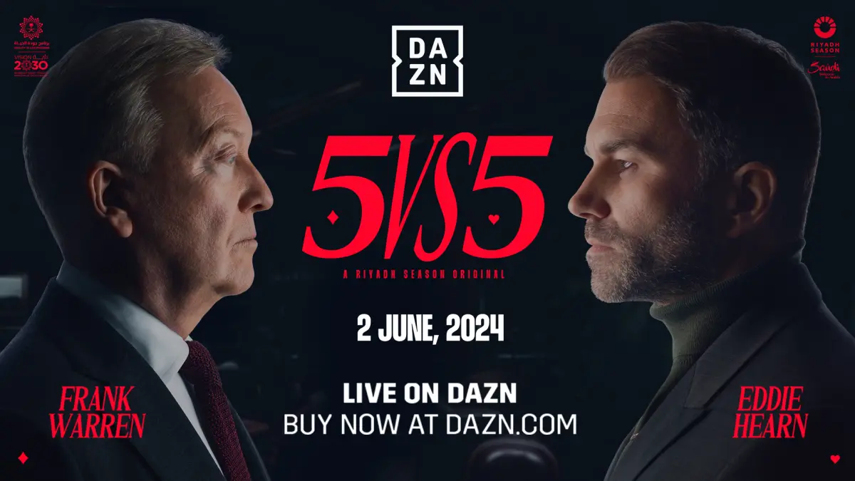 ▲全擊五對五對抗賽，其中Queensberry 與 Matchroom對決備受關注。(圖/DAZN提供)