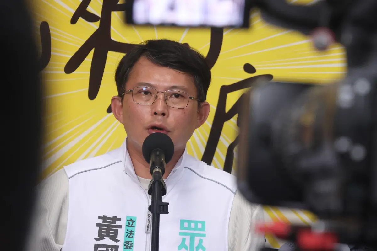 ▲民眾黨團總召黃國昌說，未來會持續推動其他改革，下一步就是廢除監察院。（圖／記者嚴俊強攝，2024.05.28）