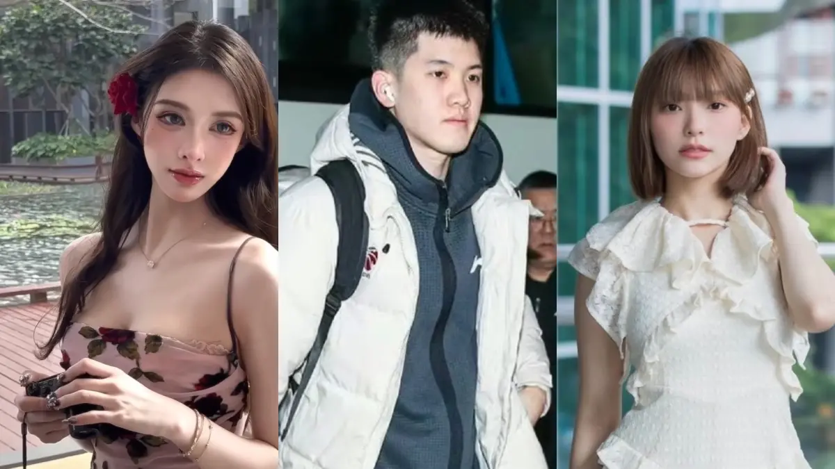 ▲林庭謙（中）日前被爆出與李芷霖（右）交往多年，卻劈腿大陸小三Kimmy（左），還害對方懷孕，如今Kimmy出面闢謠，控訴李芷霖才是小三，還表示一切都是女方在惡意造謠。（圖／Kimmy、林庭謙微博、IG leelin0）