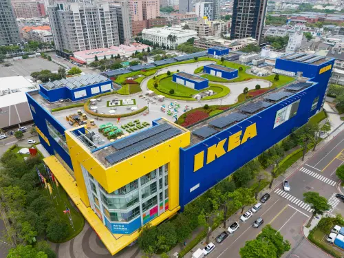 ▲全球首座IKEA空中花園在台中店頂樓，6月3日正式開幕。（圖／IKEA提供）