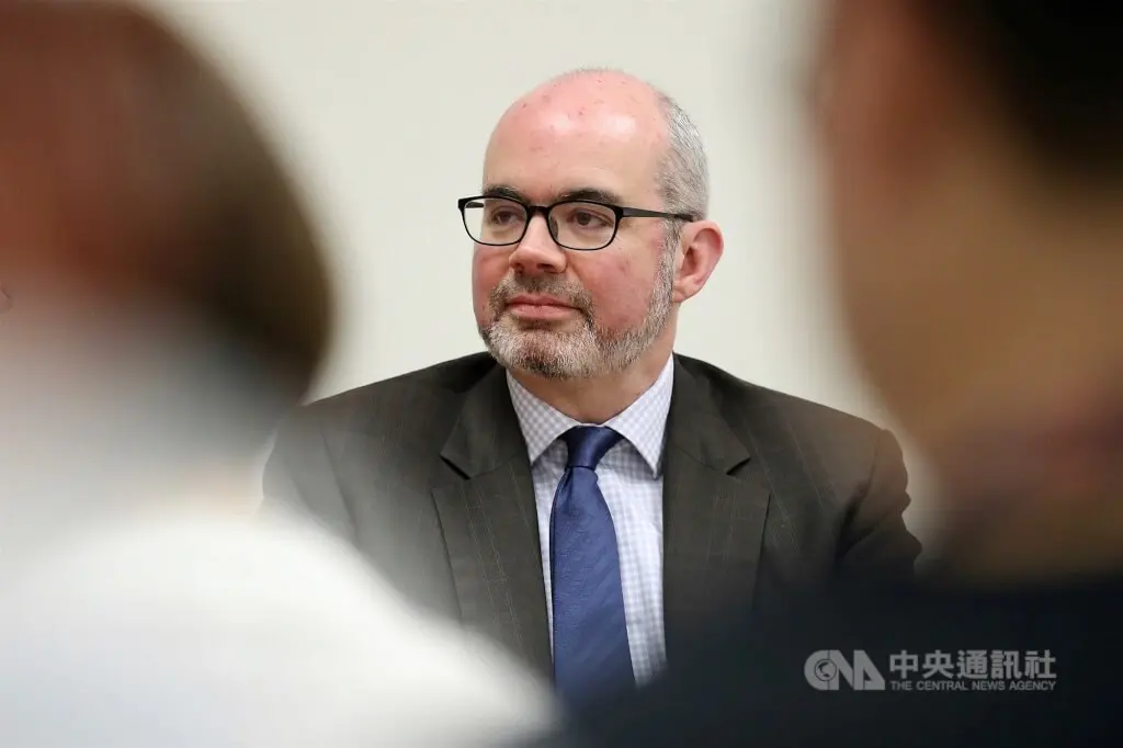 ▲美國在台協會（AIT）華盛頓總部宣布，美國駐日本大使館公使谷立言（中）今年夏天將成為AIT台北辦事處的處長。（圖／中央社檔案照片）