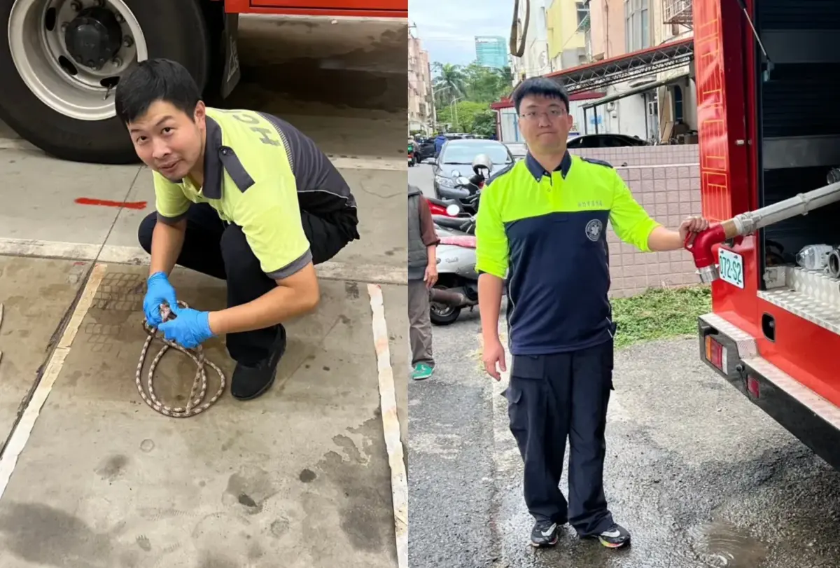 ▲新竹「晴空匯」大樓26日深夜發生火警，導致金山分隊消防員39歲李詠真、34歲周立鑫，返回火場疏散民眾時不幸殉職。（圖／新竹市府提供）