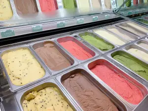 ▲24濃作冰淇淋是饗賓集團自家製作的，網友們激推。（圖／翻攝「朵頤」臉書）