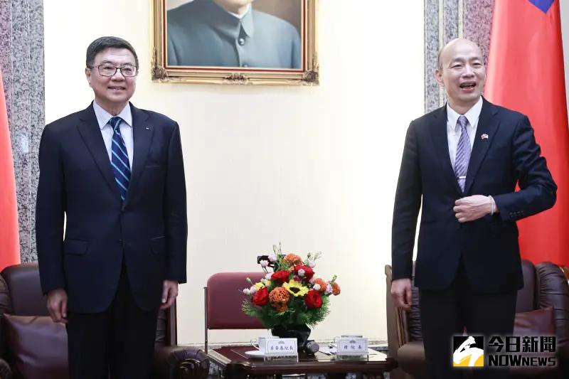 ▲行政院將針對國會改革法案,移請立法院覆議。左為行政院長卓榮泰、右為立法院長韓國瑜。(圖/記者葉政勳攝 , 2024.05.29)