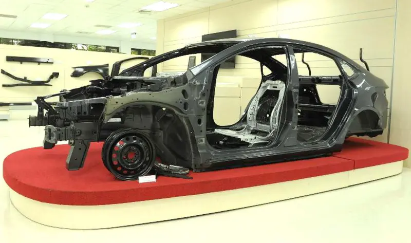    ▲中鋼攜手上泰工業與梧濟工業推動「綠色超高強度汽車用鋼及智慧成形技術開發計畫」，主要應用在開發國產1.5GPa等級超高強度鋼材及冷衝壓車體結構件關鍵製程技術。(圖／中鋼公司提供)  