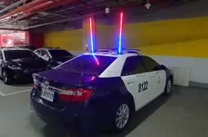 ▲台中市警局採購活動式車頂LED警示燈，將用於處理事故或交通攔檢。（圖／翻攝台中市警局交通大隊臉書，2024.05.29）