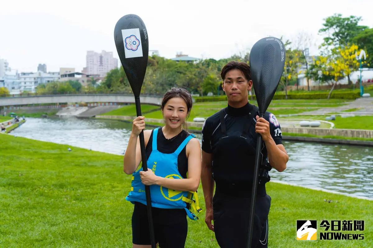 ▲輕艇激流國手吳少璿將參加今年的巴黎奧運