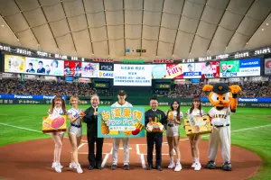 「臺灣水果品牌日」前進東京巨蛋！啦啦隊助陣　吸引破4萬名球迷

