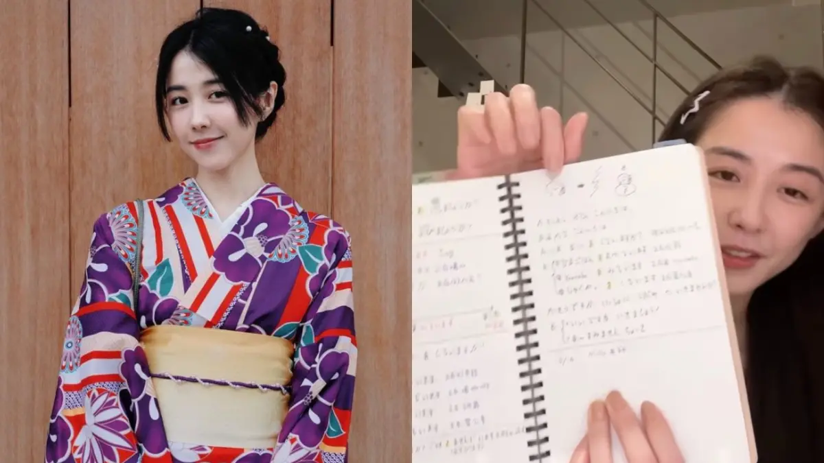 ▲邵雨薇到日本遊學2個月，近日「全日文拍片」在社群上分享自己的學習成果，並開心表示：「學會越多事物，心裡總是越滿足。」（圖／邵雨薇IG）