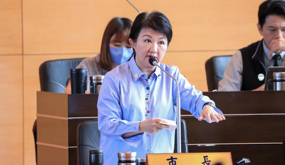 ▲盧秀燕強調自己說「不評論」是謹守分際，但「不代表大家可以替我詮釋」。（圖／台中市政府提供，2024.05.30）