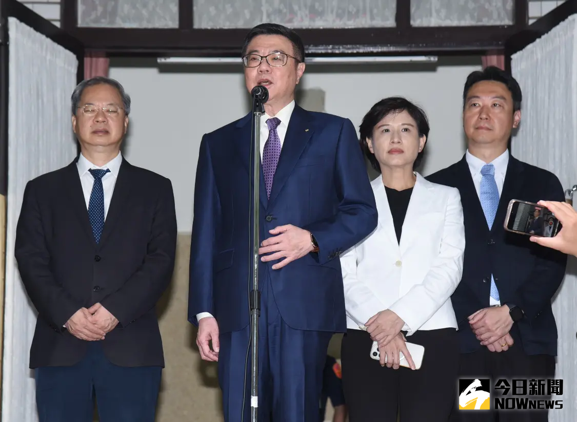 ▲卓榮泰今首次赴立法院施政報告，會前接受媒體訪問。（記者陳明安攝，2024.05.31）