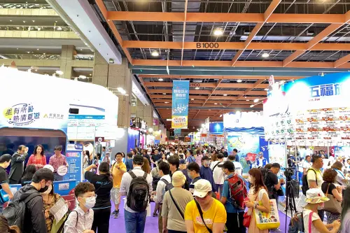 ▲2026台北國際觀光博覽會（TTE）於 5 月 22 日至 5 月 24 日，在台北世貿一館盛大登場，圖為往年盛況。（圖／記者葉盛耀攝）