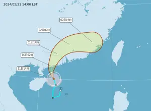 馬力斯颱風生成了！路徑轉彎「直撲台灣上空」　降雨最猛時間出爐
