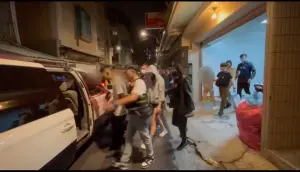 網路帶貨直播主林姓男子及魏姓女子2人涉擁槍又持毒。(圖/翻攝畫面) ▲網路帶貨直播主林姓男子及魏姓女子2人涉擁槍又持毒。(圖/翻攝畫面)