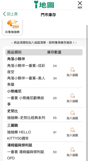 一番賞屬於部分門市限定,可以在出發前先開啟APP的「I地圖」選擇「i話題」,即可看到鄰近門市哪邊有一番賞。(圖/翻攝自APP) ▲一番賞屬於部分門市限定,可以在出發前先開啟APP的「I地圖」選擇「i話題」,即可看到鄰近門市哪邊有一番賞。(圖/翻攝自APP)