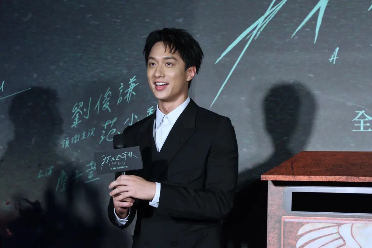 ▲劉俊謙為了新片《贖夢》前進東京和當地的觀眾會面，影迷問他是否未來有當導演的計畫，讓他相當驚喜，反問他們怎麼會知道？（圖／大會提供）