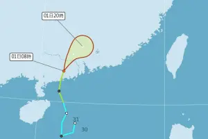 短命颱「馬力斯」快掛了！併入鋒面直撲台灣　今明兩天3地雨最猛
