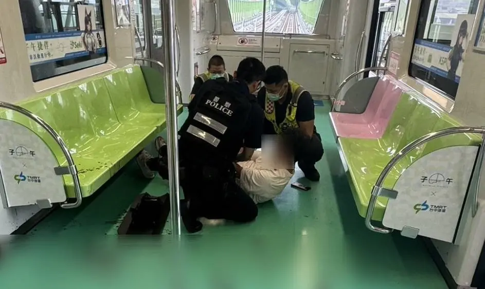 ▲警方證實中捷事件共3名傷者，皆為年輕男性，並無文中所指的女性被害人，呼籲民眾不要上當。（圖／台中市政府提供，2024.06.01）
