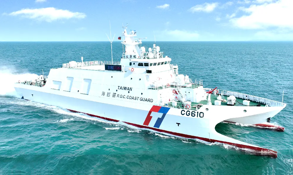 ▲海巡署艦隊分署安平級永康巡防艦交船。(圖／海巡署艦隊分署提供)