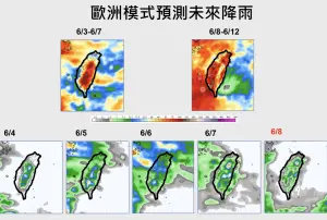 ▲端午連假天氣較不穩定，西南風和鋒面影響，各地都要留意不定時的降雨。（圖／賈新興YouTube）