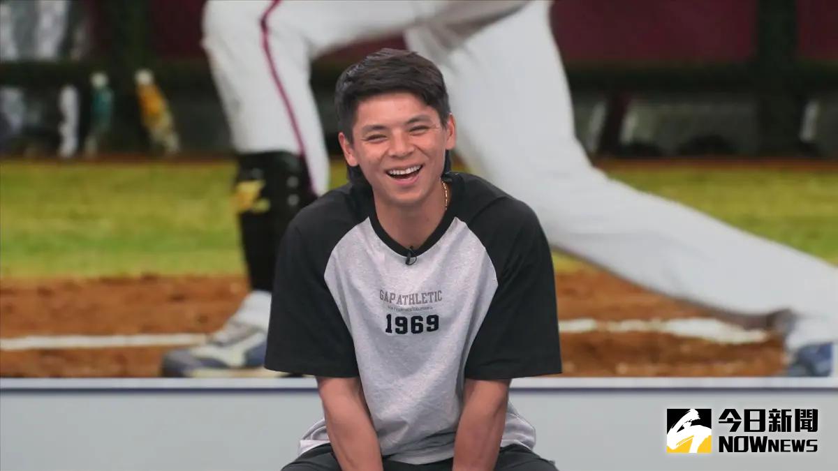 ▲陳重羽分享羽弟弟打球的的趣事。(圖/野球名人房 提供)