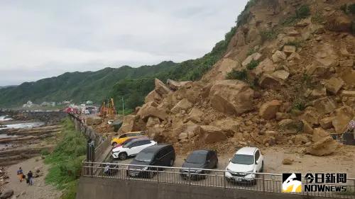 基隆潮境公園嚴重山崩！地質專家曝「海浪拍打」：和地震較無關聯
