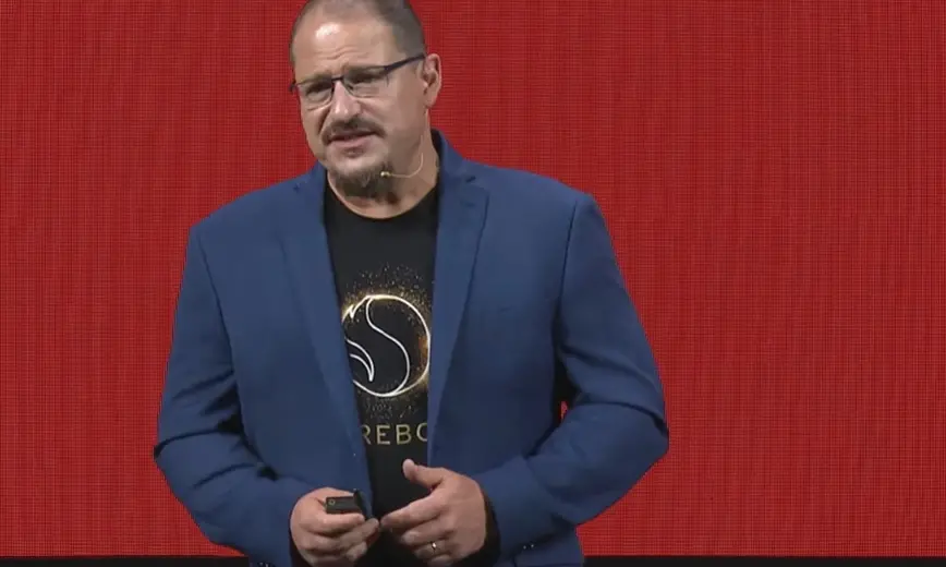 ▲▲美國高通公司（Qualcomm）總裁暨執行長艾蒙（Cristiano Amon）於今（3）日在「2024年台北國際電腦展( COMPUTEX 2024)」發表主題演講。（圖／擷取自COMPUTEX TAIPEI YT）