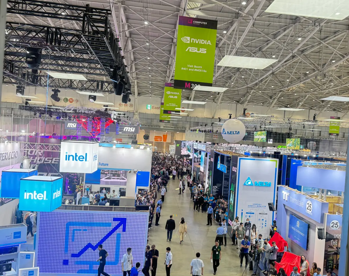 ▲COMPUTEX今年最熱的話題就是「AI PC」，2024年被定義為AI PC元年，3C專家廖阿輝也認為：「PC市場準備迎接新的起跑線」。（圖／記者周淑萍攝）