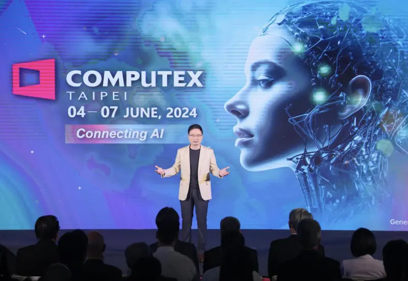 ▲外貿協會董事長黃志芳表示，今年COMPUTEX有超過1500家科技公司參展。（圖/貿協提供）
