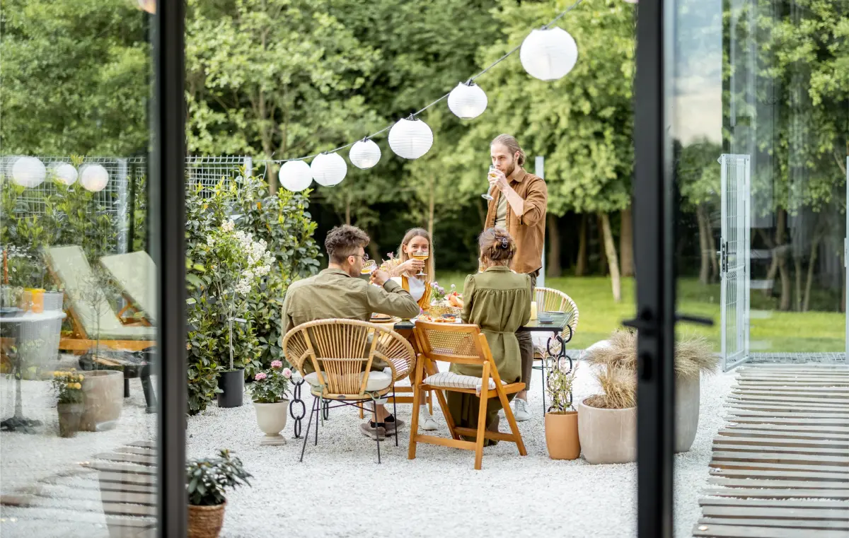 ▲「風華雙城匯」一樓庭院情境示意圖。（圖／品牌提供）