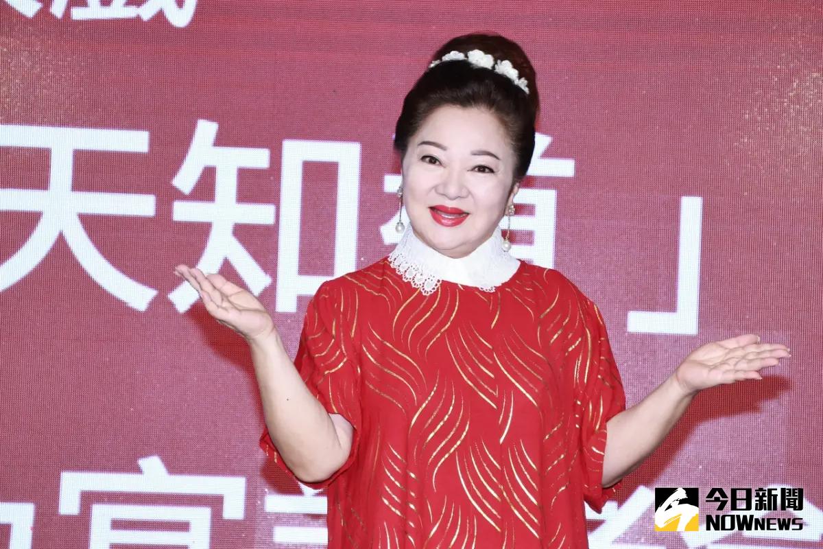 ▲白冰冰出席《天知道》殺青宴，喊話胡瓜：「我沒有搶時段。」（圖／記者吳翊緁攝影）